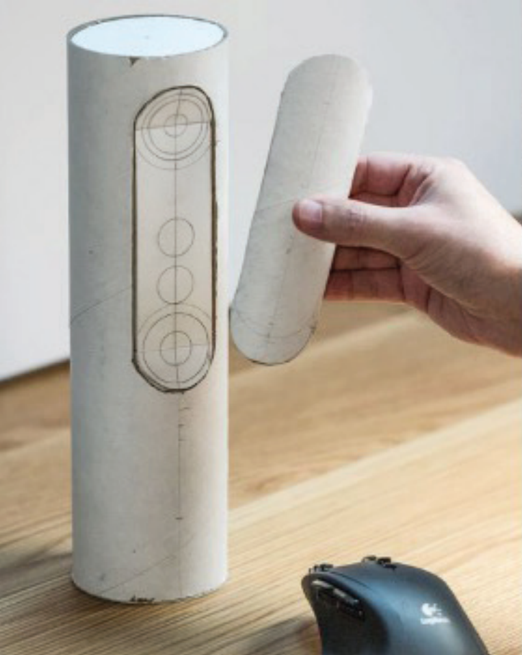 Papirmodell høytaler